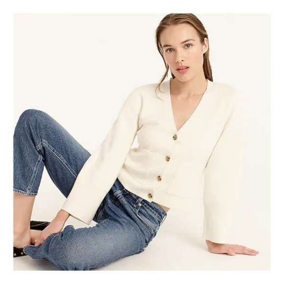J. Crew Sweaters - 🆕J.Crew Sweater - Cinched-Waist Cropped Cardigan